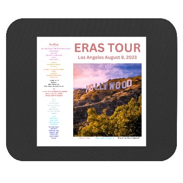 Discover Eras Tour Setlist - Los Angeles Night 5 Mouse Pads