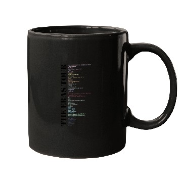 Discover eras tour UPDATED SETLIST Active Mugs