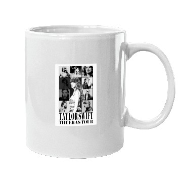 Discover eras tour black and white Mugs