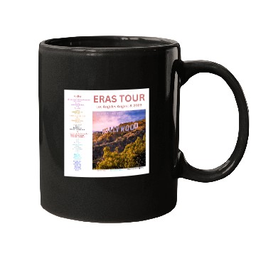 Discover Eras Tour Setlist - Los Angeles Night 5 Mugs