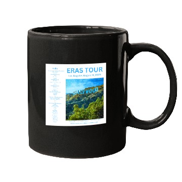 Discover Eras Tour Setlist - Los Angeles Night 6 Mugs
