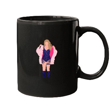 Discover TaylorSwift Eras Tour Midnights Outfit art Active Mugs