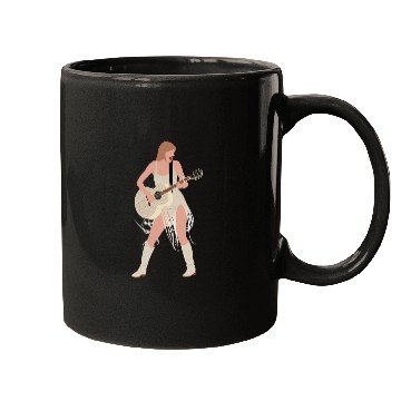 Discover Eras Tour Fearless (Silver Noodle) Sticker Mugs