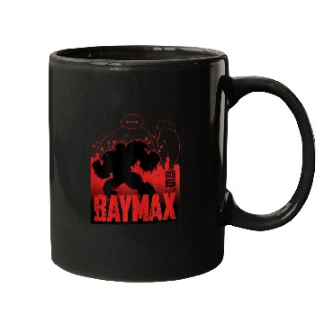 Discover Disneyss Big Hero 6 Tv Series Baymax Oustline Graphic Mugs