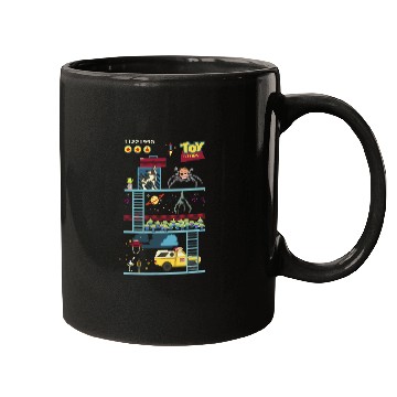 Discover Disney Pixar Toy Story 8-Bit Video Game Scene Mugs