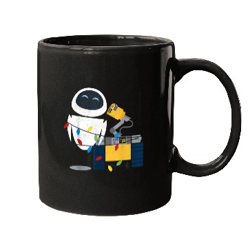 Discover Disney Pixar Wall-E Eve Christmas Light Wrap Graphic Mugs