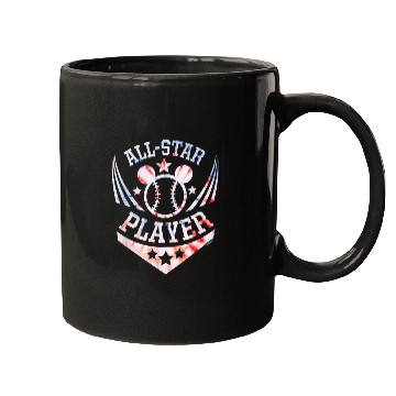 Discover Disney Mickey Mouse Baseball AllStar Player Spor Mugs