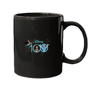 Discover Disney 100 Anniversary Aladdin Jasmine Genie D100 Mugs