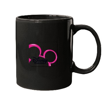 Discover Disney Channel  Mickey Mouse Pink Retro 2000s Logo Mugs