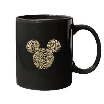 Discover Disney Mickey Mouse Cheetah Print Silhouette Fil Mugs