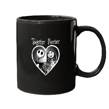 Discover Disney Nightmare Before Christmas Drip Heart Raglan Baseball Tee Mugs