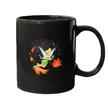 Discover Disney Peter Pan Tinker Bell Fall Spider Web Leaf Mugs