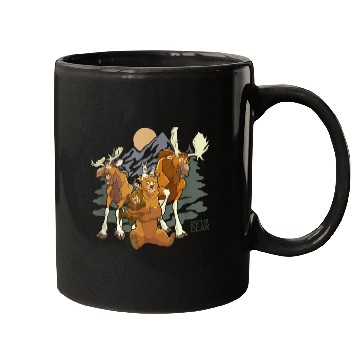 Discover Disney Brother Bear Moose Bear Midnight Mountain Mugs