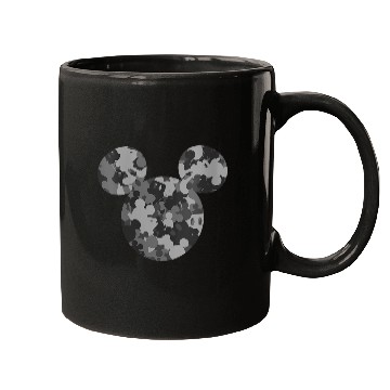 Discover Disneyss Mickey Camo Gray Mugs