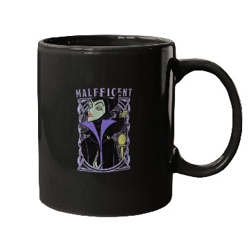 Discover Disney Sleeping Beauty Maleficent Old School Pos Mugs