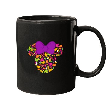 Discover Disney Minnie Mouse Icon Candy Halloween Premium T-Shirt Mugs