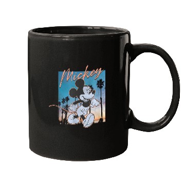 Discover Disney Mickey And Friends Walking On The Sunset Poster Mugs