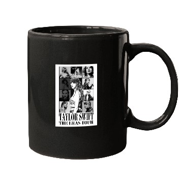 Discover eras tour black and white Mugs