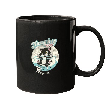Discover Disney Pinocchio Naughty Kitty Figaro & Cleo Retro Big Logo Mugs