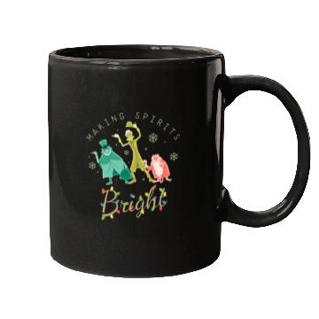 Discover Vintage The Haunted Mansion Mugs, Making Spirits Bright Disney Christmas Mugs