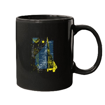 Discover Disney Pixar Lightyear XL-01 Property Of Star Command Poster Mugs