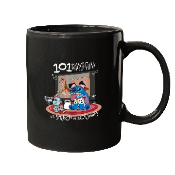 Discover Disney 100 Stitch in Costume 101 Dalmatians Fun Mugs