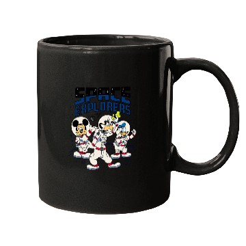 Discover Disney Mickey Goofy Donald Space Explorers Mugs