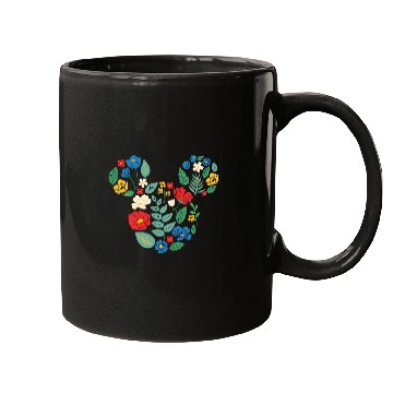 Discover Disney Mickey Mouse Head Shape Icon Flowers Garden Spring Mugs