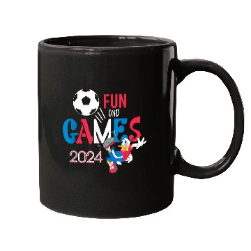 Discover Disneyss Donald Duck Sports Football Soccer Fun Games 2024 Mugs