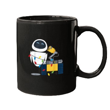 Discover Disney Pixar Wall-E Eve Christmas Light Wrap Graphic Mugs