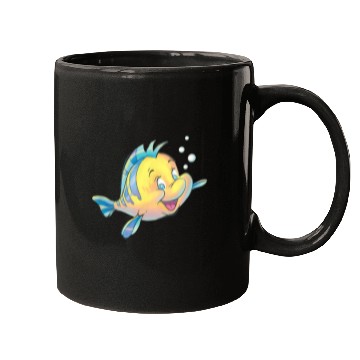 Discover Disney The Little Mermaid Flounder Bubbles Mugs