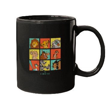 Discover Disney The Lion King Characters 90S Grid Mugs