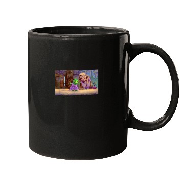 Discover Disney Tangled Rapunzel And Pascal Painted Style Mugs