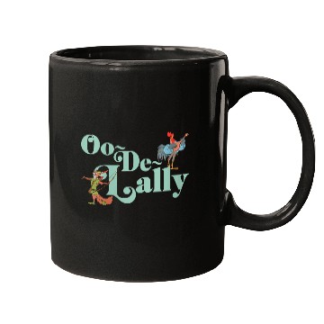 Discover Womens Disney Robin Hood Oo-De-Lally Iconic Quote Chest Text Logo V-Neck Mugs
