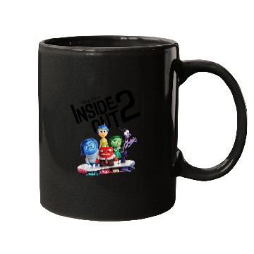Discover Disneyss Pixars Inside Out 2 Emotional Group Title Movie Poster Mugs