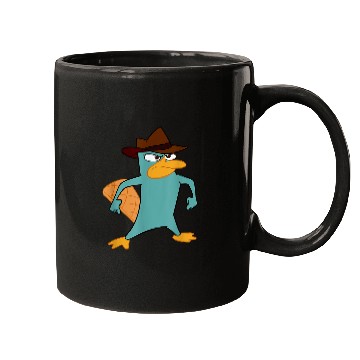 Discover Disneyss Phineas And Ferb Perry The Platypus Bravesss Stance Mugs