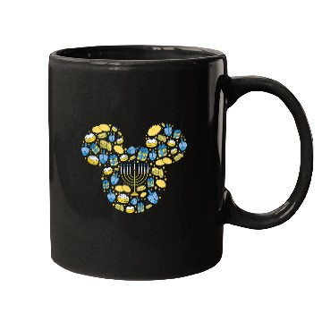 Discover Disney Mickey Mouse Icon Hanukkah Chanukah Dreid Mugs