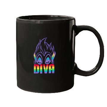 Discover Disney Villains Ursula Diva Pride Mugs