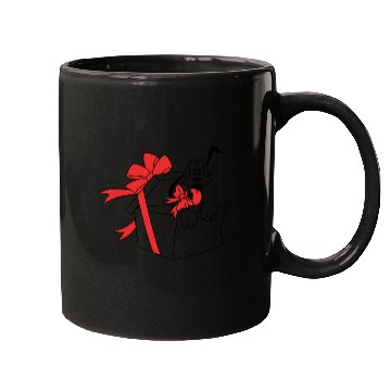 Discover Disney Pluto Christmas Outline Long Sleeve T-Shirt Mugs