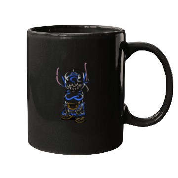 Discover Disney Lilo & Stitch Retro Vintage 90's Graffiti Stitch V-Neck Mugs