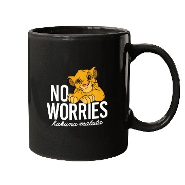 Discover Disney Lion King Classic No Worries Simba Mugs