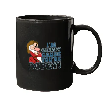 Discover Disney I'm Grumpy Because You're Dopey Mugs, Snow White Grumpy Mugs