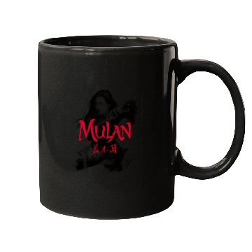 Discover Disney Mulan Live Action Mulan Action Pose Logo Red Mugs
