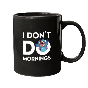Discover Disney Stitch Don'T Do Mornings Mugs