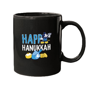 Discover Disney - Mickey Happy Hanukkah Raglan Baseball Tee Mugs