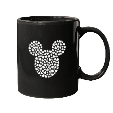 Discover disney mickey mouse icon filled with hearts Mugs