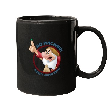 Discover Disney Snow White St. Patrick's Day Grumpy No Pinching! Mugs