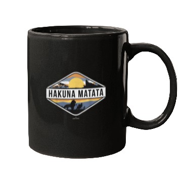 Discover Disneyss Lion King Hakuna Matata Sunset Graphic Mugs