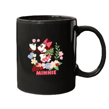 Discover Disney Love Minnie Mouse Botanical Garden Flowers Spring Mugs