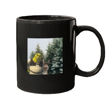 Discover Shrek And Donkey Being Besties  : Shrek Same Swamp Forever , Shrek Shirt, Disney Fiona Princess , Shrek,Shrek Mugs